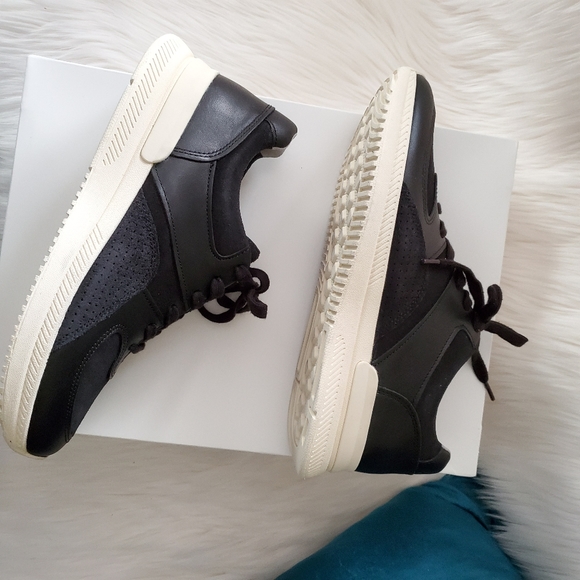 NEW Everlane The Trainer Black Leather Sneakers - Picture 10 of 12